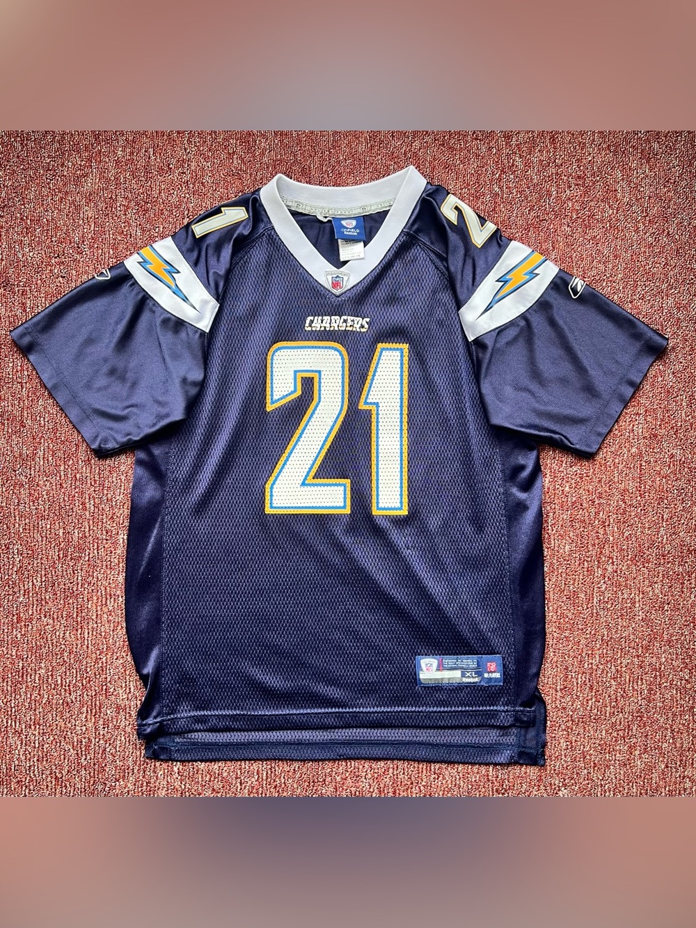 San Diego Chargers NFL Football Jersey - LaDanian Tomlinson: Navy/White Trim